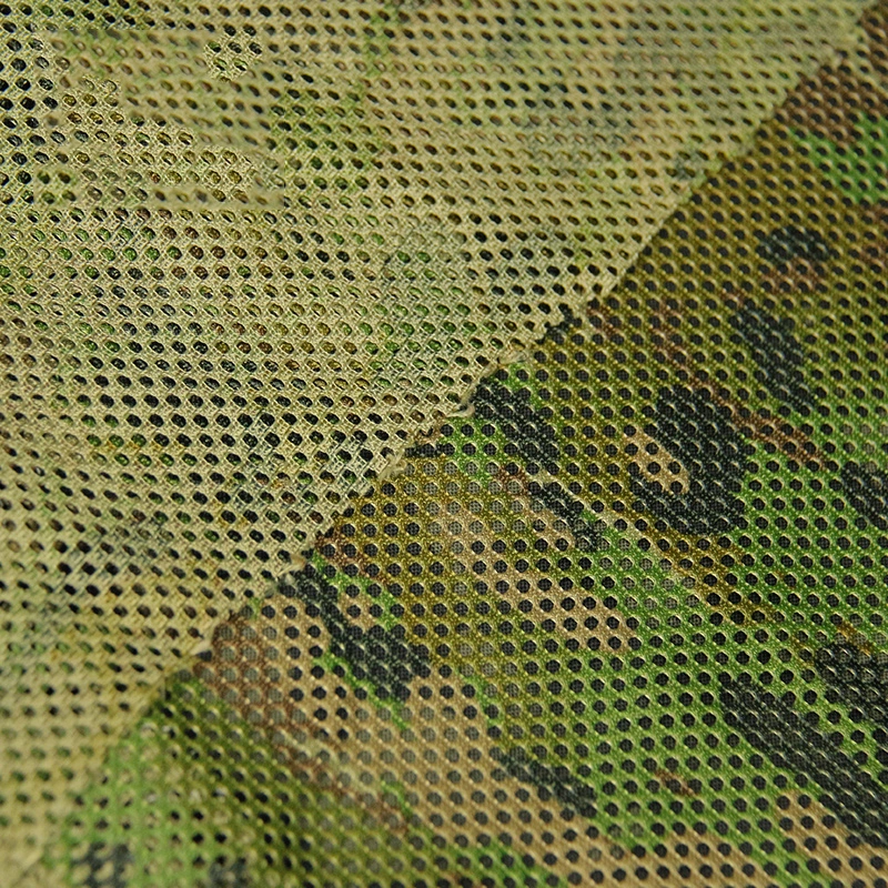 Multicolor Tactical Hunting Sports Australian Camouflage Breathable Mesh Fabric