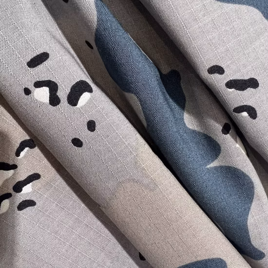 100% algodão Ripstop Camo impresso tecido selva floresta camuflagem estilo militar tecido uniforme